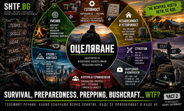SURVIVAL, PREPAREDNESS, PREPPING, BUSHCRAFT