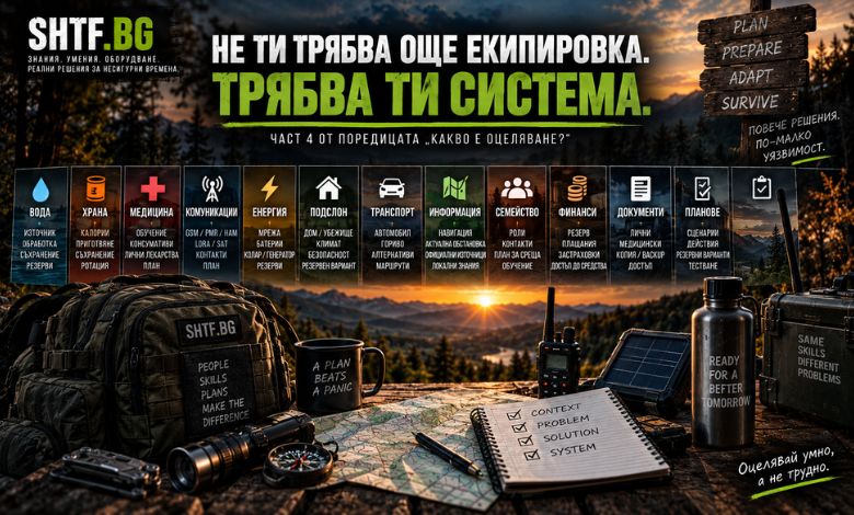 НЕ ТИ ТРЯБВА ОЩЕ ЕКИПИРОВКА. ТРЯБВА ТИ СИСТЕМА.