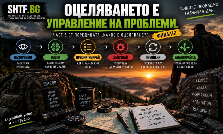 ОЦЕЛЯВАНЕТО Е УПРАВЛЕНИЕ НА ПРОБЛЕМИ.